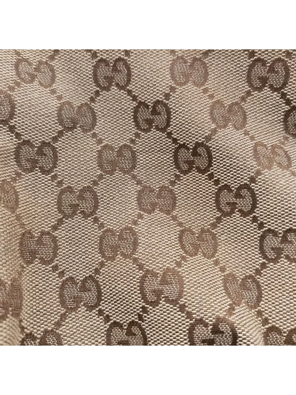 Gucci Sukey Beige Pink Canvas Leather Shoulder Bag